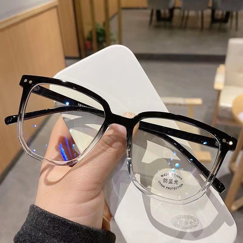 Large Square Frame Anti-Blue L - огляд і ціна Gaming Glasses Blue