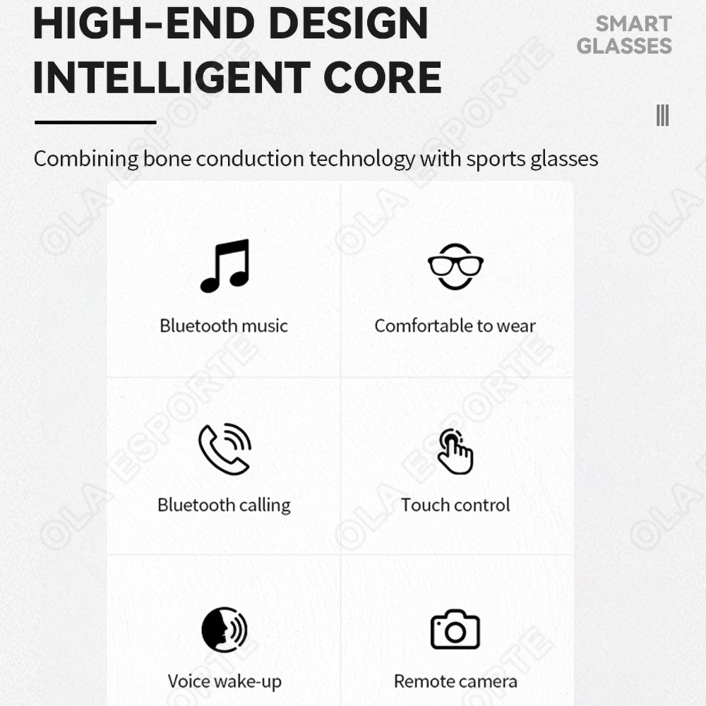 NEW Smart Glasses V5.3 Bluetoo - огляд і ціна Gaming Glasses Blue