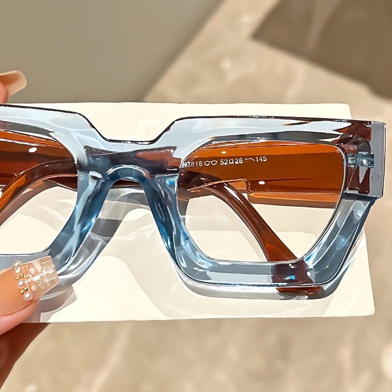 New Fashionable Thick Frame Sq - огляд і ціна Gaming Glasses Blue
