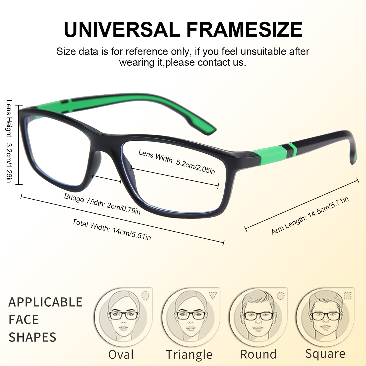 1 Pair Square Frame Sports Rea - огляд і ціна Gaming Glasses Blue