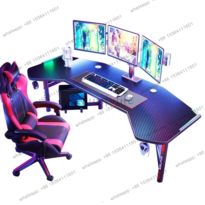 White Computer Desk Office Fur - огляд і ціна Esports Gaming Furniture