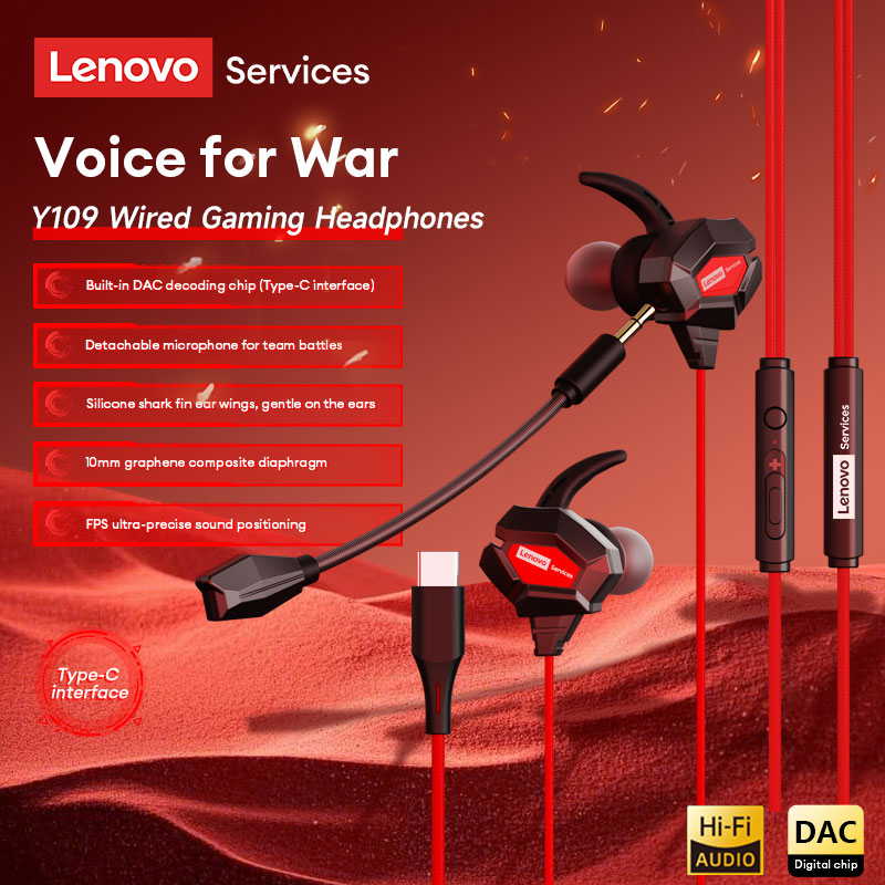 Lenovo Y109 Wired Gaming Heads - огляд і ціна Esports Gaming Phone