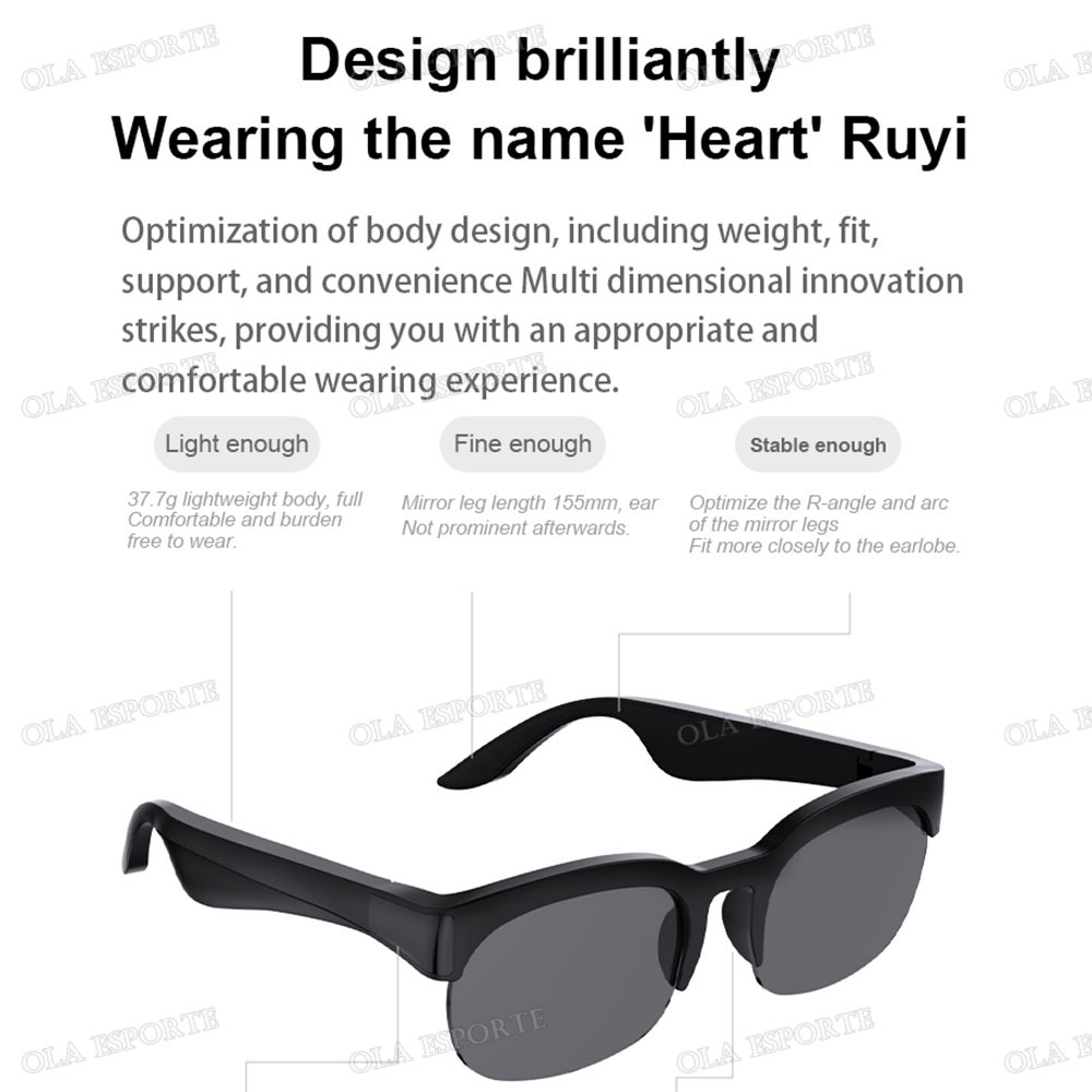 New Camera Control Smart Glass - огляд і ціна Gaming Glasses Blue